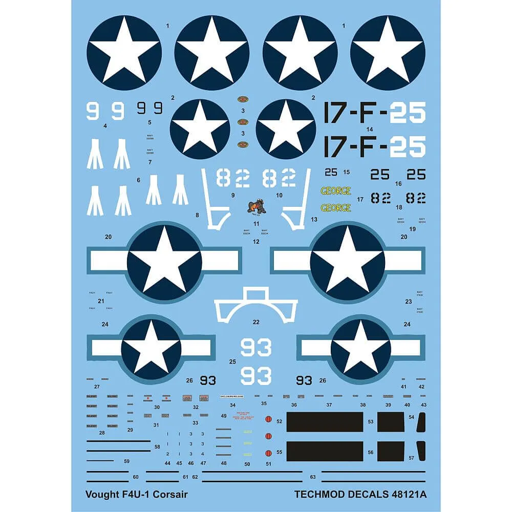 1:48 Vought F4U-1 Corsair 48121 Techmod