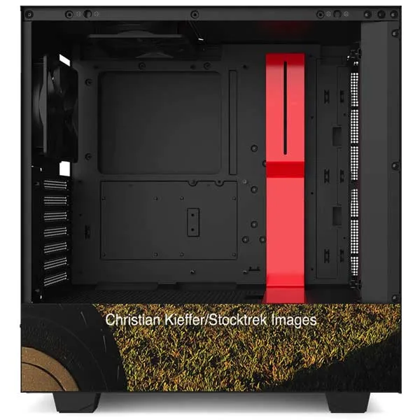 1940s Pin-Up On Stearman Biplane NZXT H510 Compact ATX Mid-Tower Case Skin