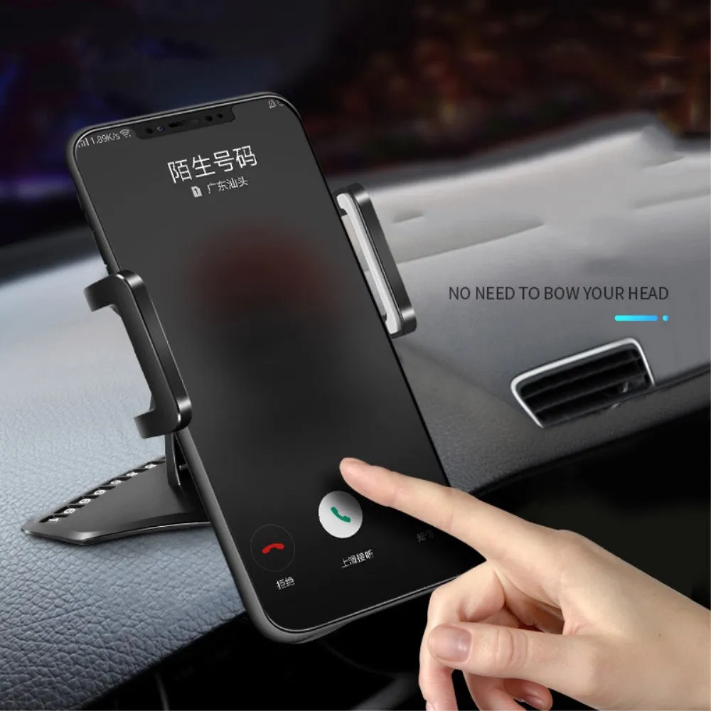 3 in 1 Car GPS Smartphone Holder: Dashboard / Visor Clamp   AC Grid Clip for Dell Streak 7 - Black