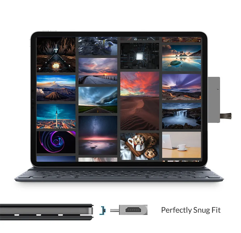 5-in-1 HUB hub multi-function docking station Type-C to HDMI for ipad pro