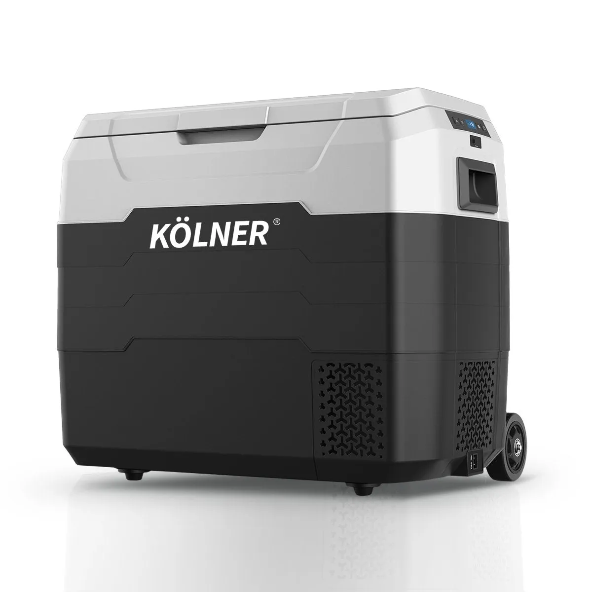 50L Portable Fridge Freezer, -20C to  10C, 12/24/240V - Kolner