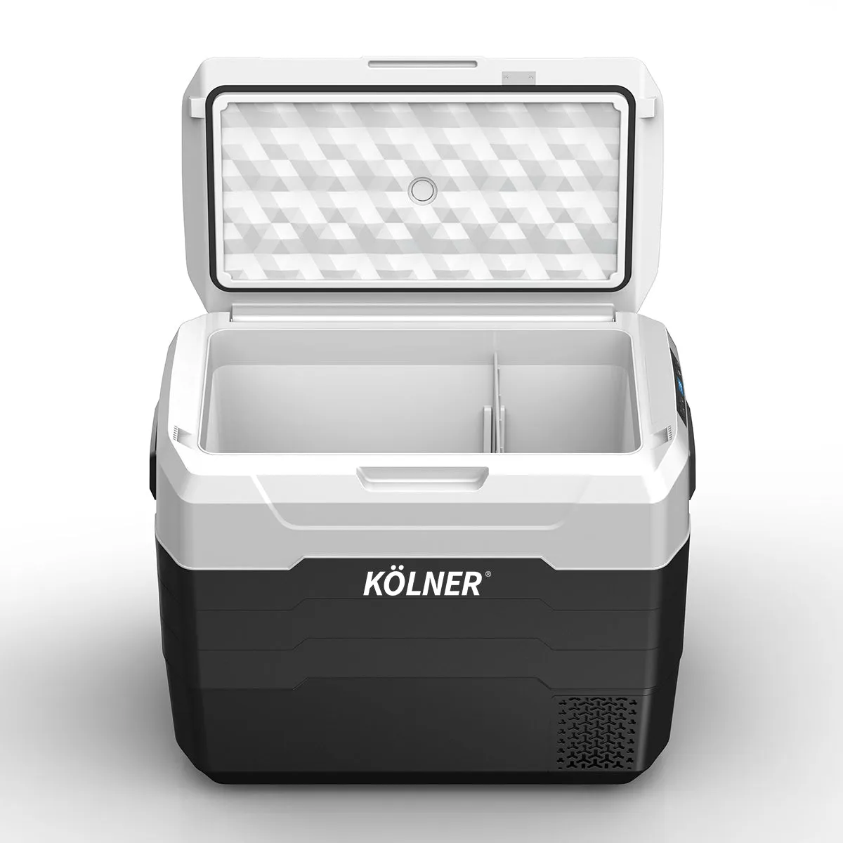 50L Portable Fridge Freezer, -20C to  10C, 12/24/240V - Kolner