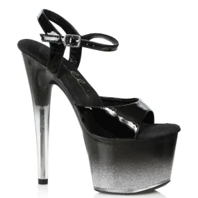 709-MIRANDA 7" OMBRE GLITTER PLATFORM