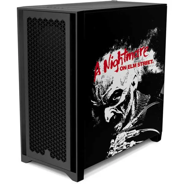 A Nightmare on Elm Street Corsair 4000D Tempered Glass Mid-Tower ATX Case Skin