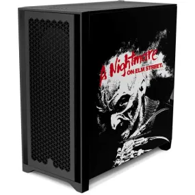 A Nightmare on Elm Street Corsair 4000D Tempered Glass Mid-Tower ATX Case Skin