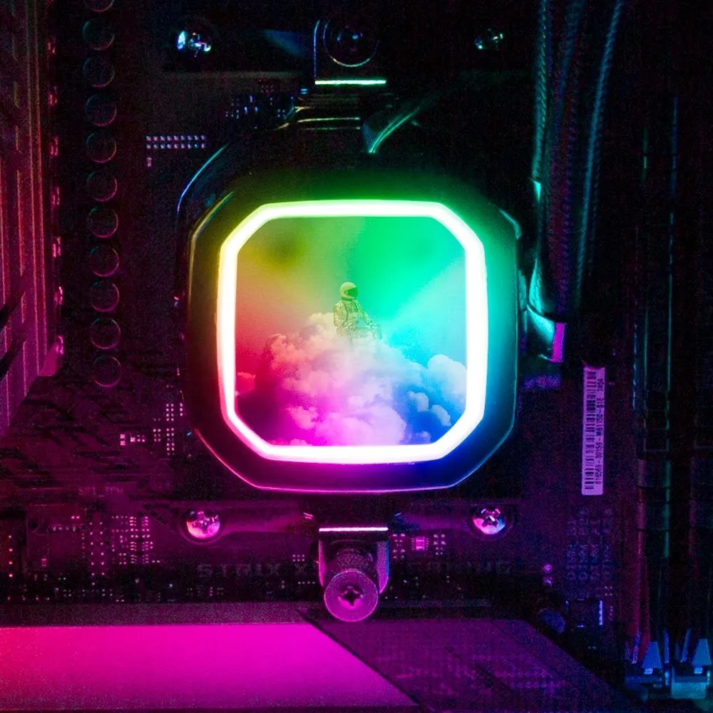 A Peaceful Place AIO Cover for Corsair RGB Hydro Platinum and Pro Series (H100i, H115i, H150i, H100X, XT, X, SE, H60)