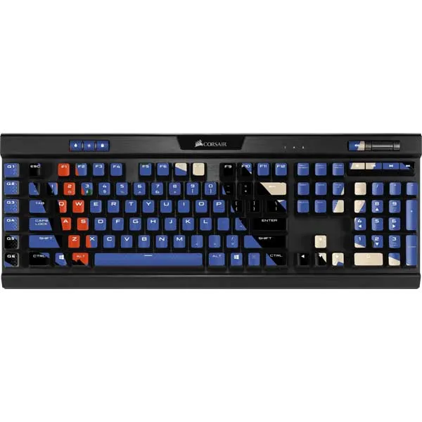 Abstract Lines K95 RGB PLATINUM Mechanical Gaming Keyboard Skin