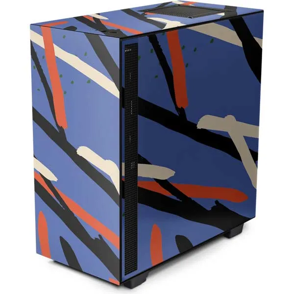 Abstract Lines NZXT H510 Compact ATX Mid-Tower Case Skin
