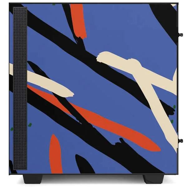 Abstract Lines NZXT H510 Compact ATX Mid-Tower Case Skin