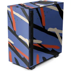 Abstract Lines NZXT H510 Compact ATX Mid-Tower Case Skin