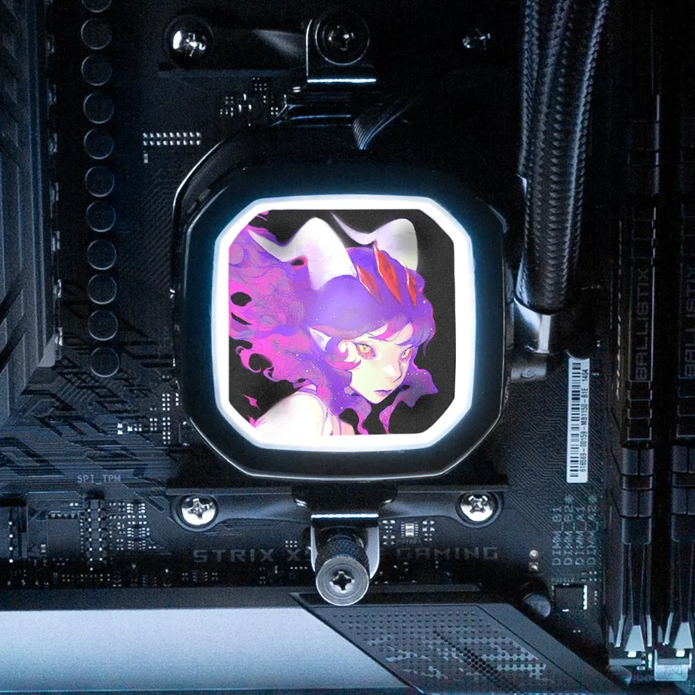 Aching Void Walker AIO Cover for Corsair RGB Hydro Platinum and Pro Series (H100i, H115i, H150i, H100X, XT, X, SE, H60)