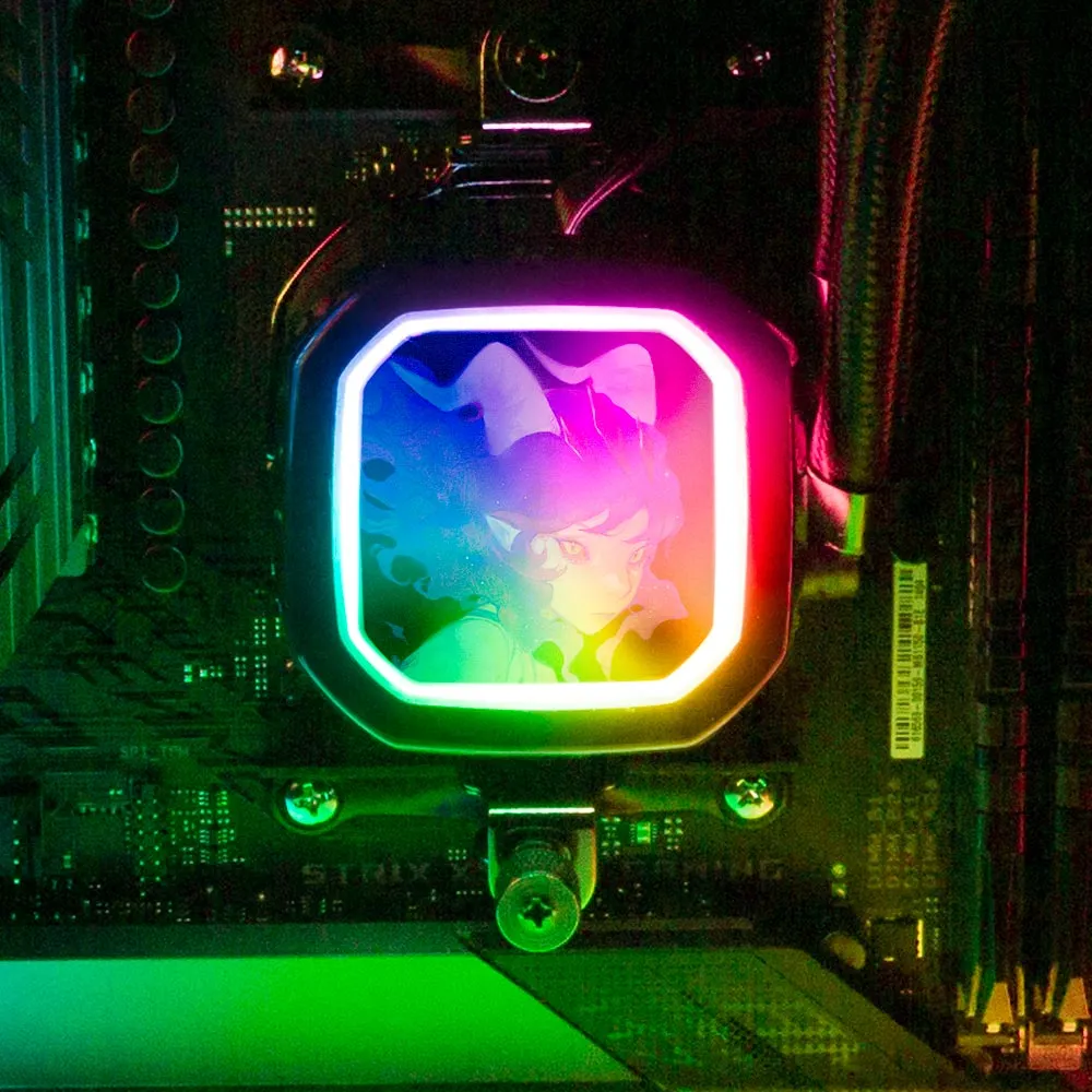 Aching Void Walker AIO Cover for Corsair RGB Hydro Platinum and Pro Series (H100i, H115i, H150i, H100X, XT, X, SE, H60)