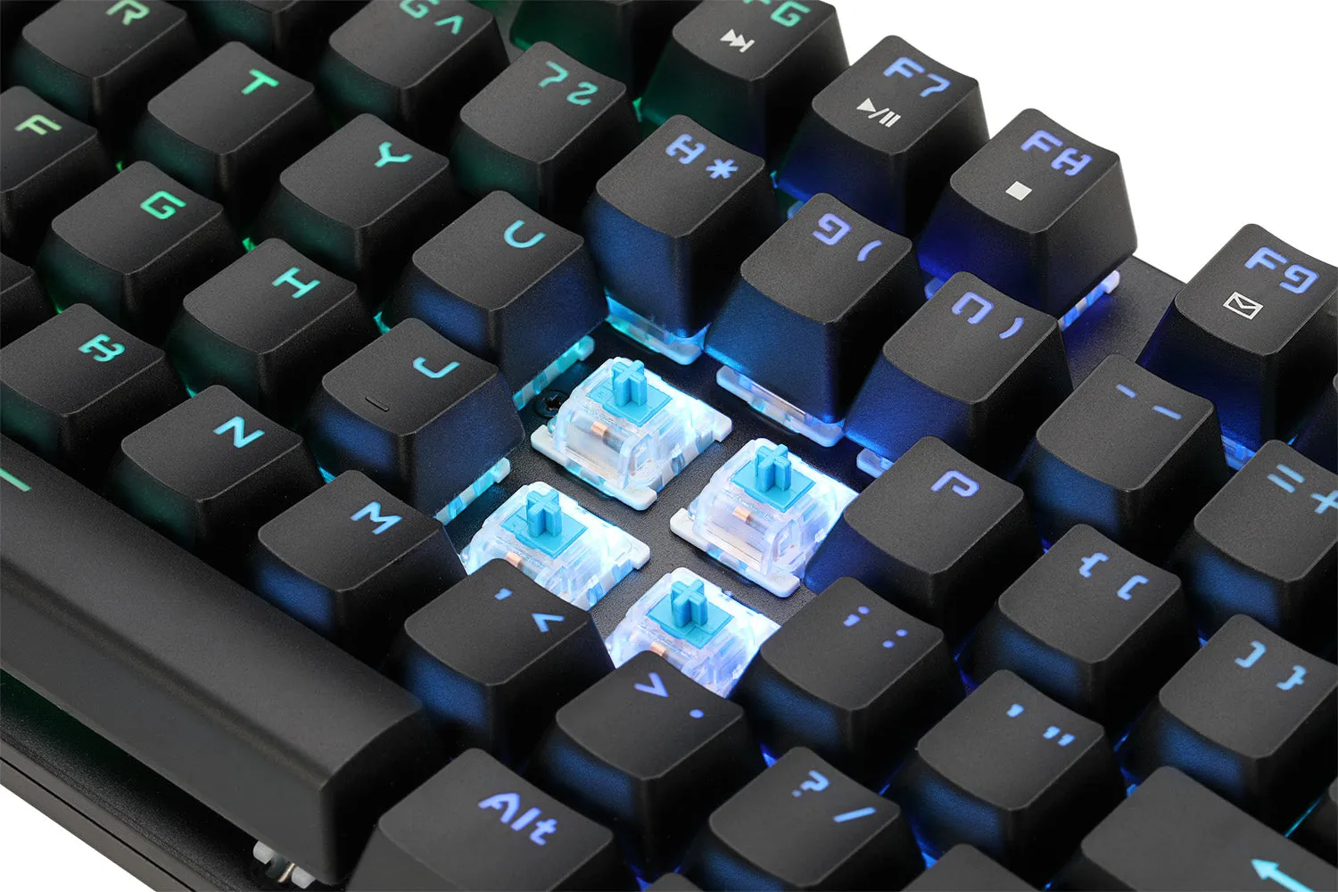 Adesso EasyTouch 650EB, Mechanical RGB Gaming Keyboard, Black