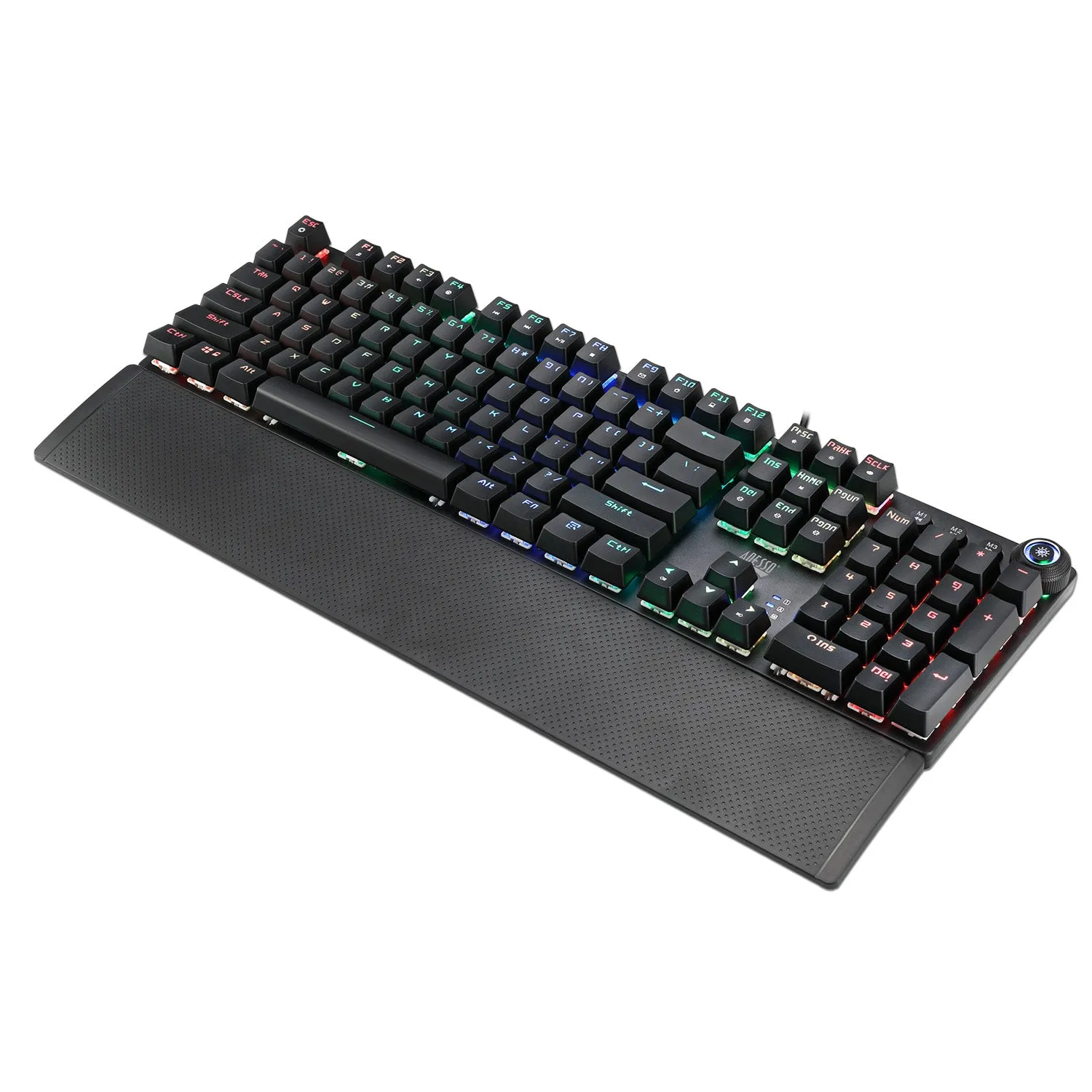 Adesso EasyTouch 650EB, Mechanical RGB Gaming Keyboard, Black