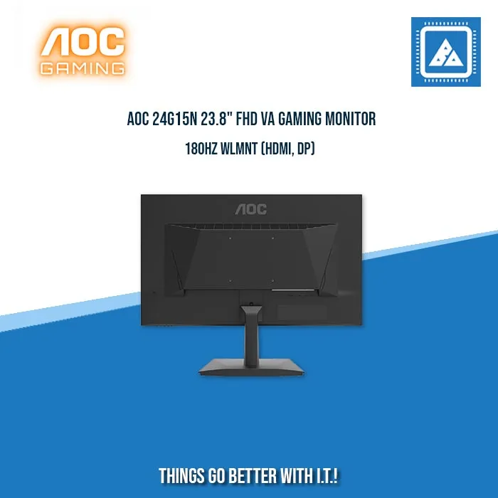 AOC 24G15N 23.8" FHD VA GAMING MONITOR 180HZ WLMNT (HDMI, DP)