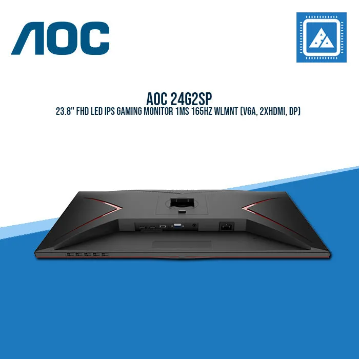 AOC 24G2SP 23.8" FHD LED IPS GAMING MONITOR 1MS 165HZ WLMNT (VGA, 2XHDMI, DP)