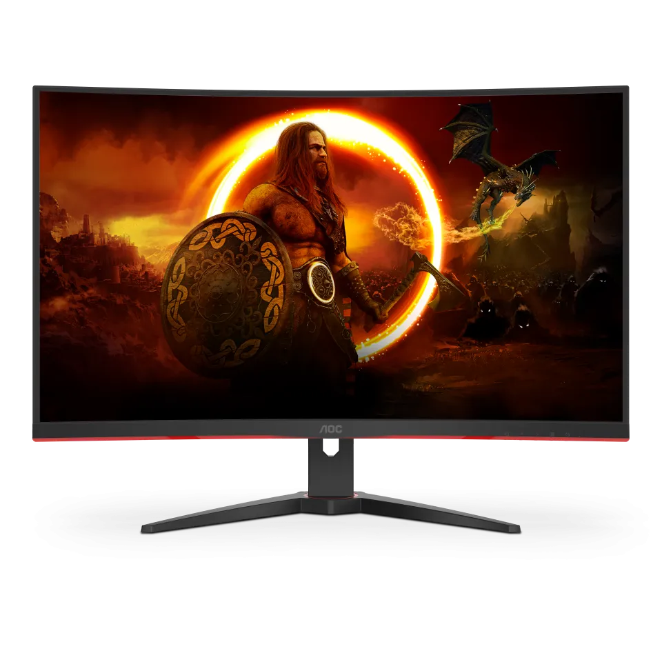 AOC 31.5" Full HD LED Curved Gaming Monitor, 0.5ms, 16:9, 80M:1-Contrast - C32G2E