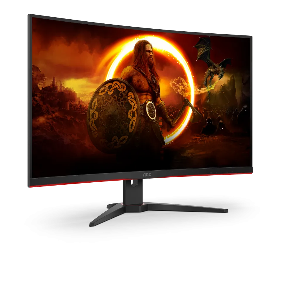 AOC 31.5" Full HD LED Curved Gaming Monitor, 0.5ms, 16:9, 80M:1-Contrast - C32G2E