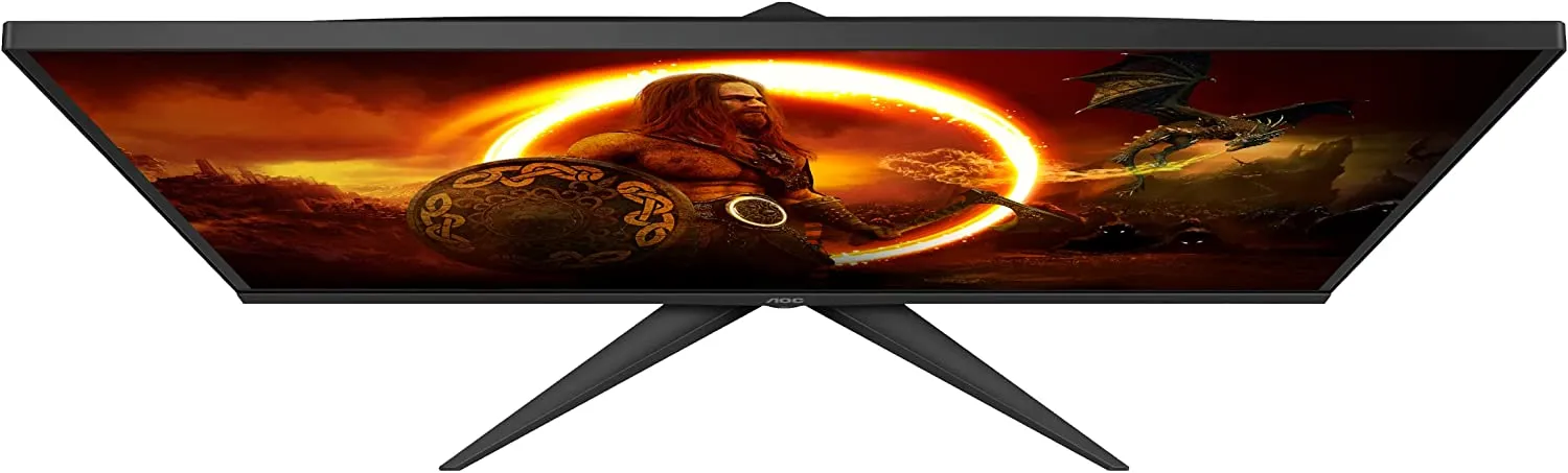 AOC Gaming Monitor 24" Full HD, 165Hz, IPS, 1ms MPRT, Height Adjust, Freesync Premium, Speaker, HDMI, DP, USB - 24G2SPU/BK
