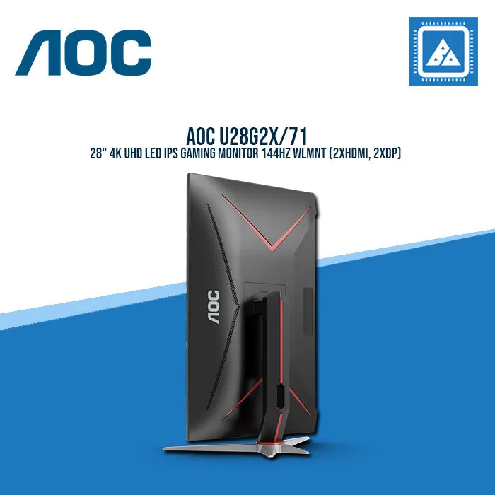AOC U28G2X/71 28" 4K UHD LED IPS GAMING MONITOR 144HZ WLMNT