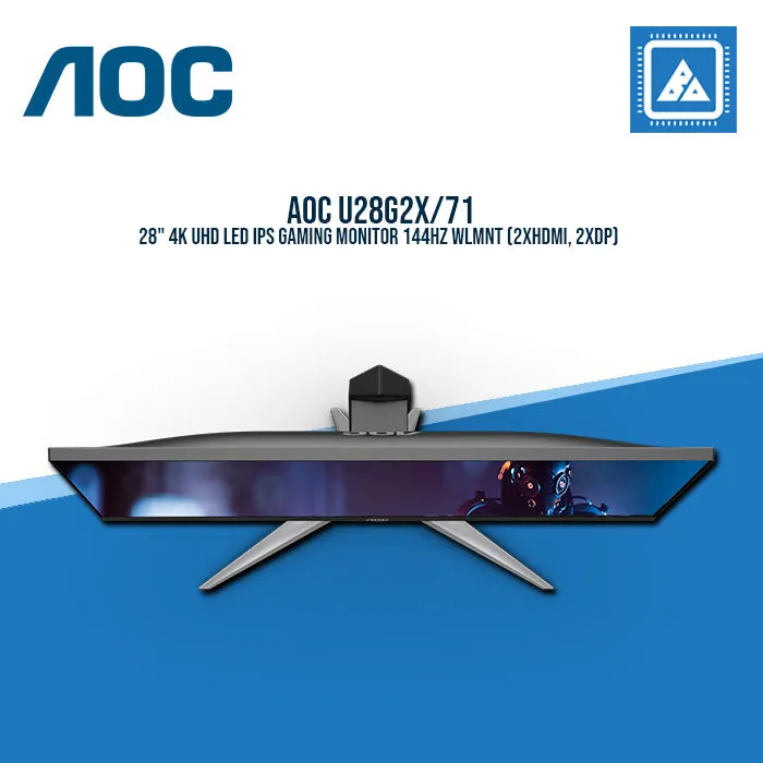 AOC U28G2X/71 28" 4K UHD LED IPS GAMING MONITOR 144HZ WLMNT