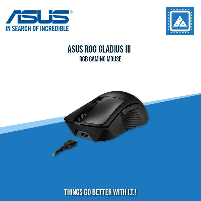 ASUS ROG GLADIUS III RGB GAMING MOUSE