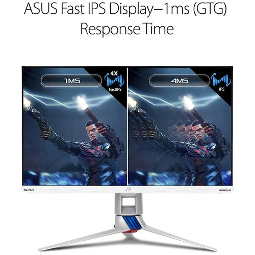 ASUS ROG STRIX XG279Q-G GUNDAM EDITION 27" WQHD IPS LED GAMING MONITOR 1MS 170HZ W/ SPK WLMNT (2XHDMI, DP)