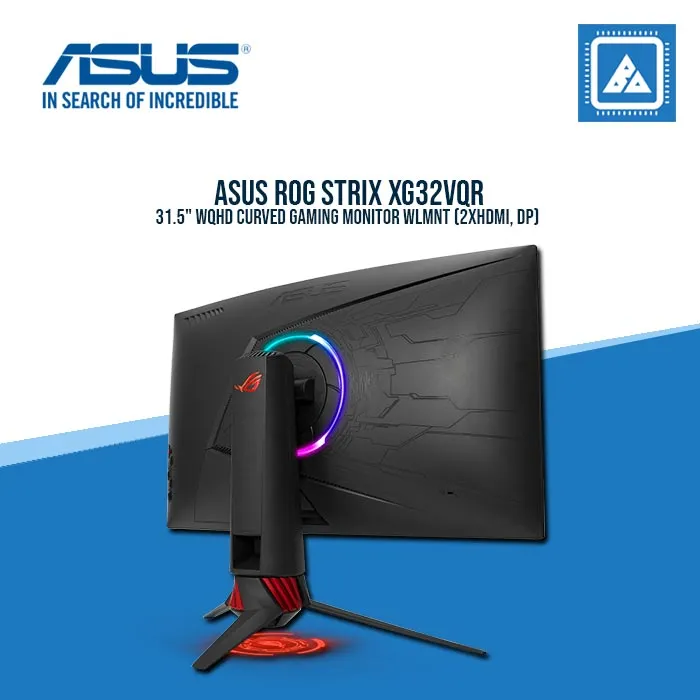 ASUS ROG STRIX XG32VQR 31.5" WQHD CURVED GAMING MONITOR WLMNT (2XHDMI, DP)