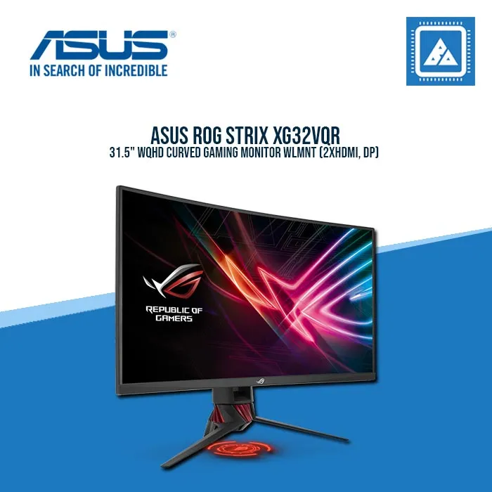 ASUS ROG STRIX XG32VQR 31.5" WQHD CURVED GAMING MONITOR WLMNT (2XHDMI, DP)