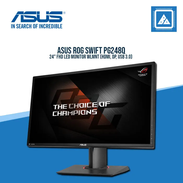 ASUS ROG SWIFT PG248Q 24" FHD LED MONITOR WLMNT (HDMI, DP, USB 3.0)