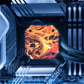 Believe In Yourself AIO Cover for Corsair iCUE ELITE CAPELLIX (H100i, H115i, H150i Black and White)