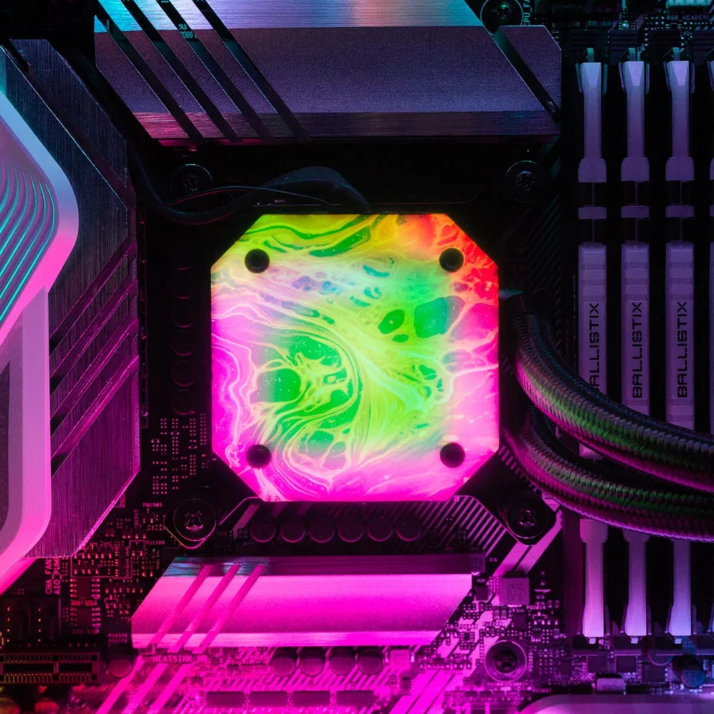 Believe In Yourself AIO Cover for Corsair iCUE ELITE CAPELLIX (H100i, H115i, H150i Black and White)