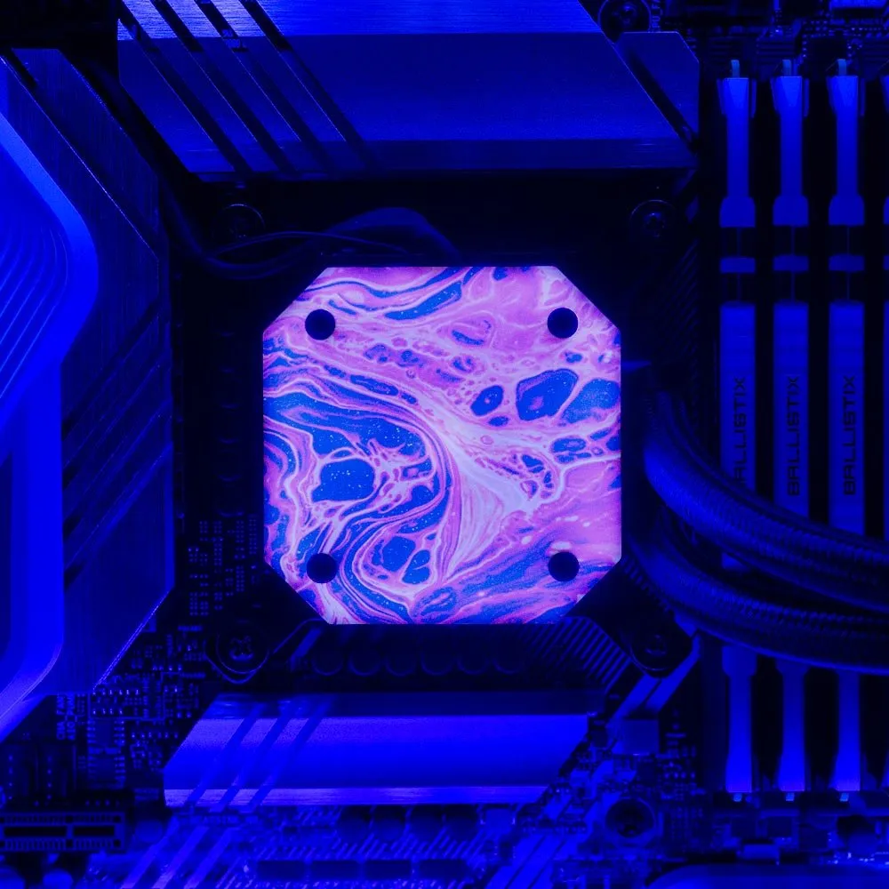 Believe In Yourself AIO Cover for Corsair iCUE ELITE CAPELLIX (H100i, H115i, H150i Black and White)