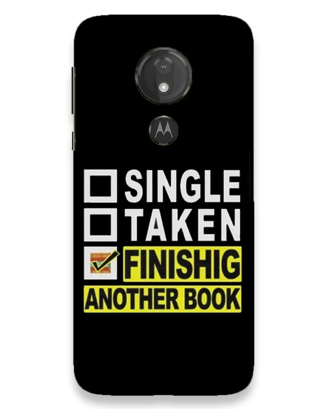 Bibliophile status  | moto g7 power Phone Case
