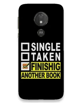Bibliophile status  | moto g7 power Phone Case