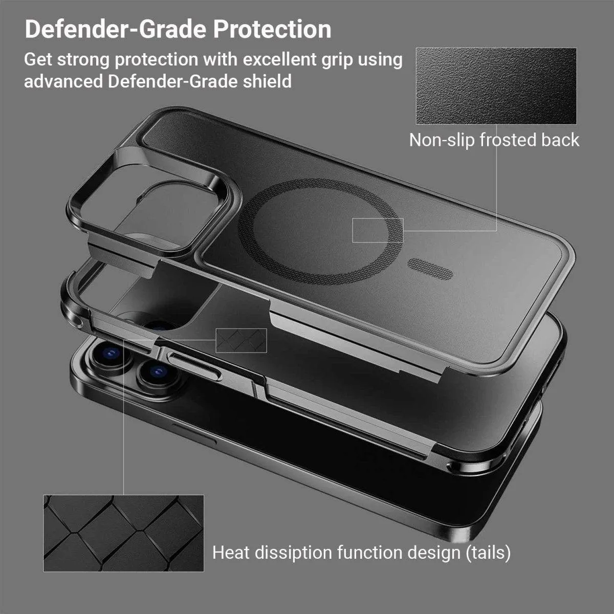 Bona Anti-Scratch MagSafe Case for iPhone 13 and 14 Series