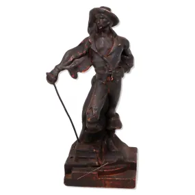 Bronze Corsair Pirate by Eutrope Bouret France Antique 19th C.