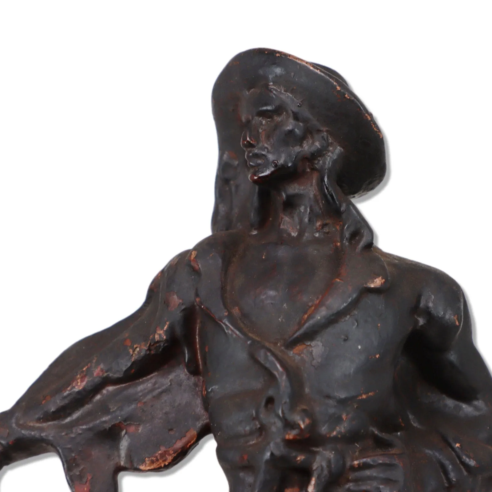 Bronze Corsair Pirate by Eutrope Bouret France Antique 19th C.