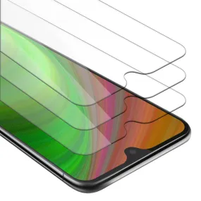 Cadorabo 3x Panzer Folie kompatibel mit Motorola MOTO G7 / G7 PLUS - Schutzfolie 3er Pack Gehärtetes (Tempered) Display-Schutzglas in 9H Härte mit 3D Touch Kompatibilität