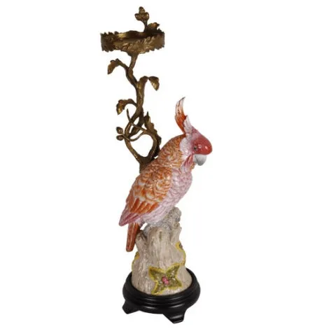 Candleholder Coral Parrot