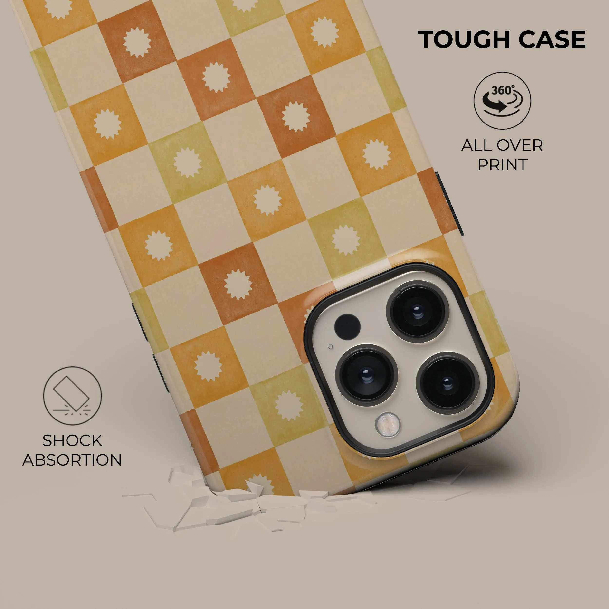 Checkered Elegance Phone Case