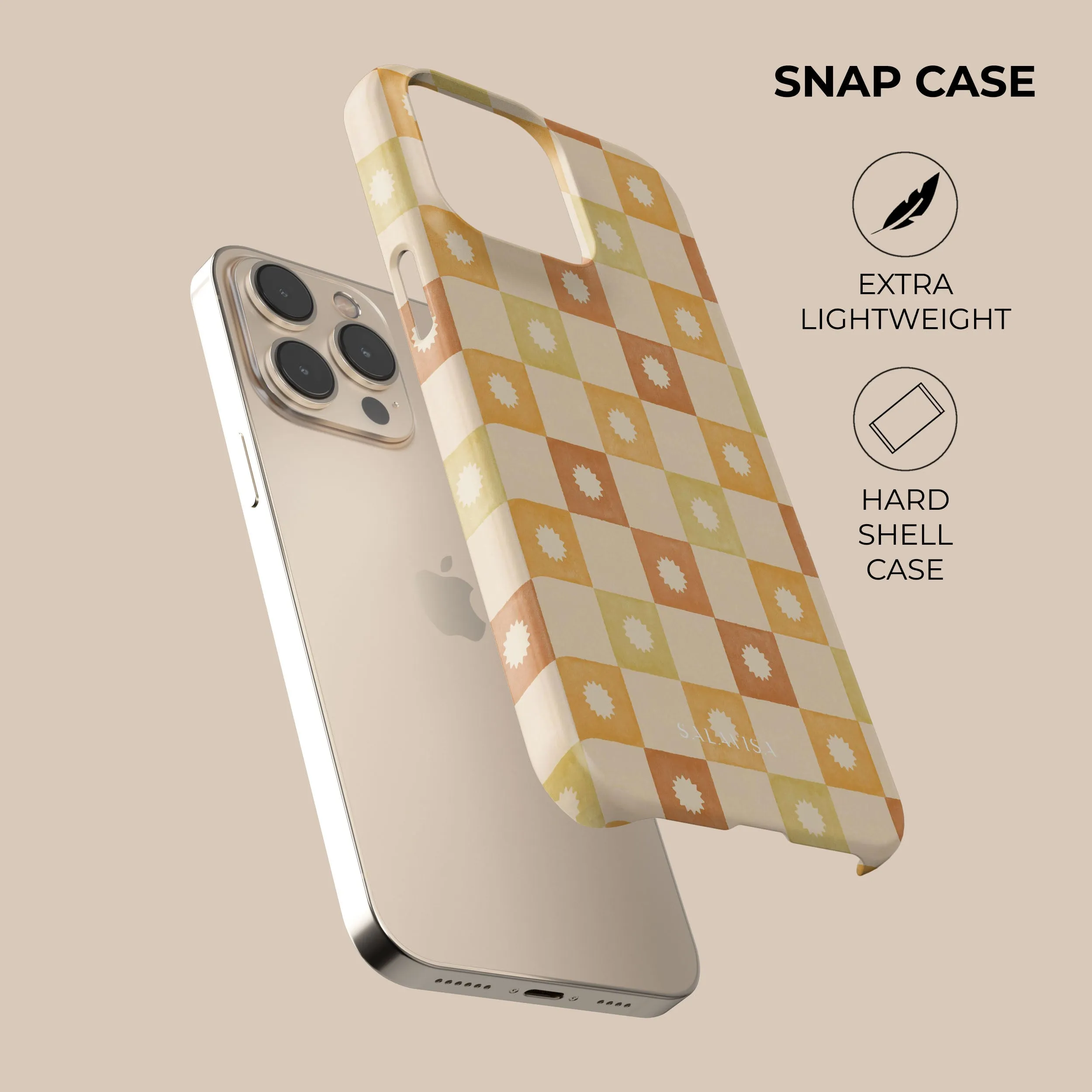 Checkered Elegance Phone Case