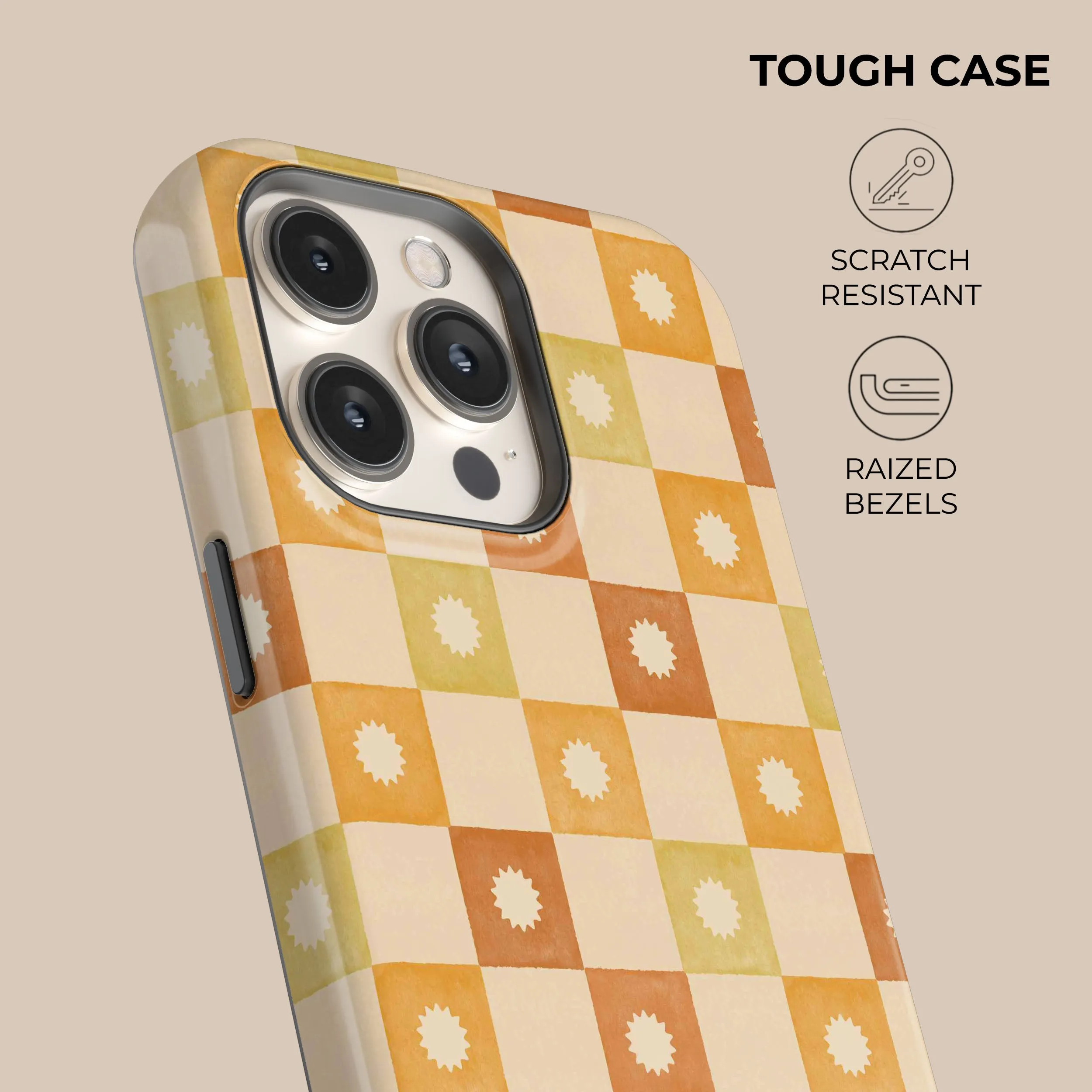 Checkered Elegance Phone Case