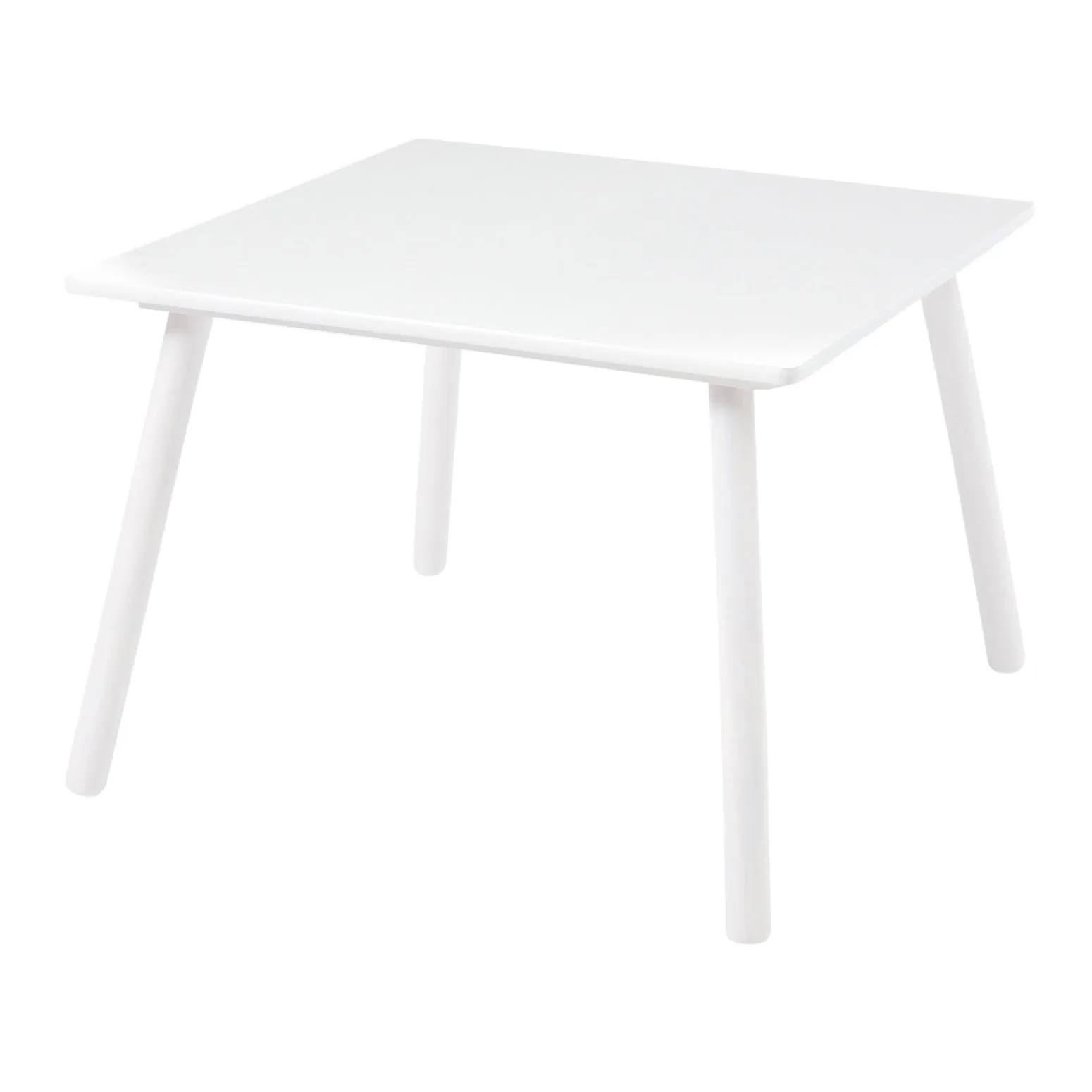 Children's Unicorn Wood Table and 2 Chairs Set | White | 2 Years  