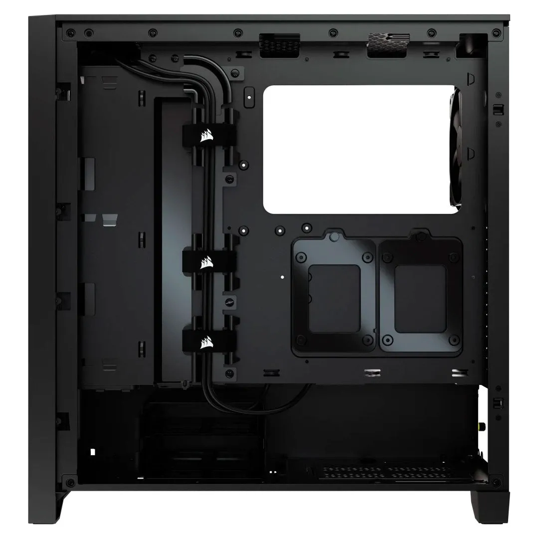 Corsair 4000D Airflow ATX Tempered Glass Case, Mid Tower, Black, CC-9011200-CN