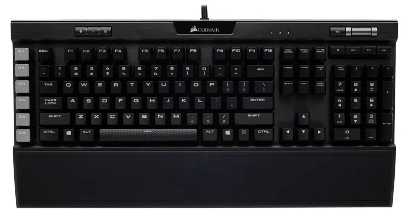 CORSAIR GAMING K95 RGB PLATINUM MECHANICAL GAMING KEYBOARD CHERRY RED MX SPEED (BLACK)