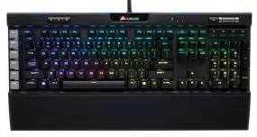 CORSAIR GAMING K95 RGB PLATINUM MECHANICAL GAMING KEYBOARD CHERRY RED MX SPEED (BLACK)