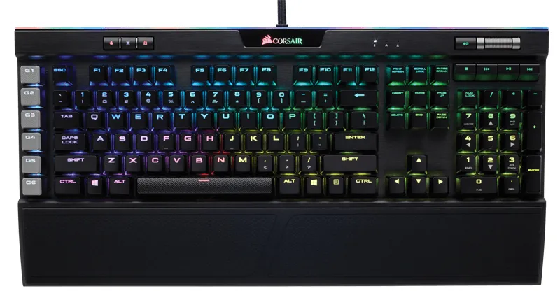 CORSAIR GAMING K95 RGB PLATINUM MECHANICAL GAMING KEYBOARD CHERRY RED MX SPEED (BLACK)