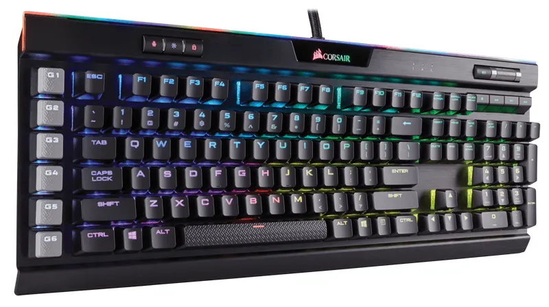 CORSAIR GAMING K95 RGB PLATINUM MECHANICAL GAMING KEYBOARD CHERRY RED MX SPEED (BLACK)