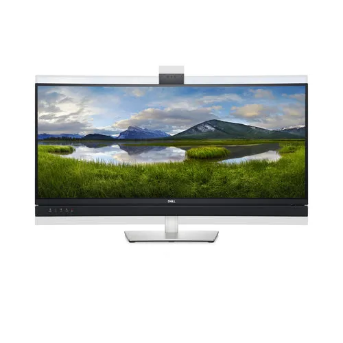 Dell C3422WE 34.14" WQHD Curved Video Conferencing Monitor, 21:9, 5ms, 1000:1-Contrast - DELL-C3422WE (Refurbished)